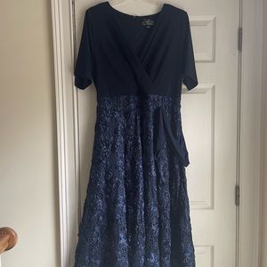 Alex Evenings navy mother of the bride/groom dress